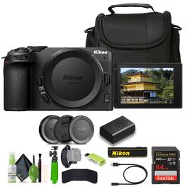 Nikon - Z30 Lightweight Mirrorless Camera (1737) Bundle (International Model) - Black