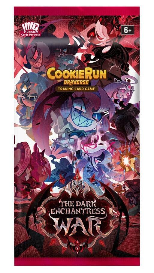 IU ? 9 Random Cards Per pack 6+ COOKIE RUN BRAVERSE TRADING CARD GAME THE DARK ENCHANTRESS WAR