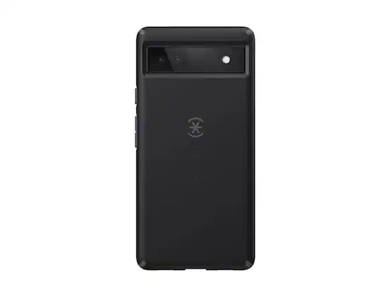 Front. Speck - Speck Impact Hero Black Case for Google Pixel 6a - Black/Slate Grey.
