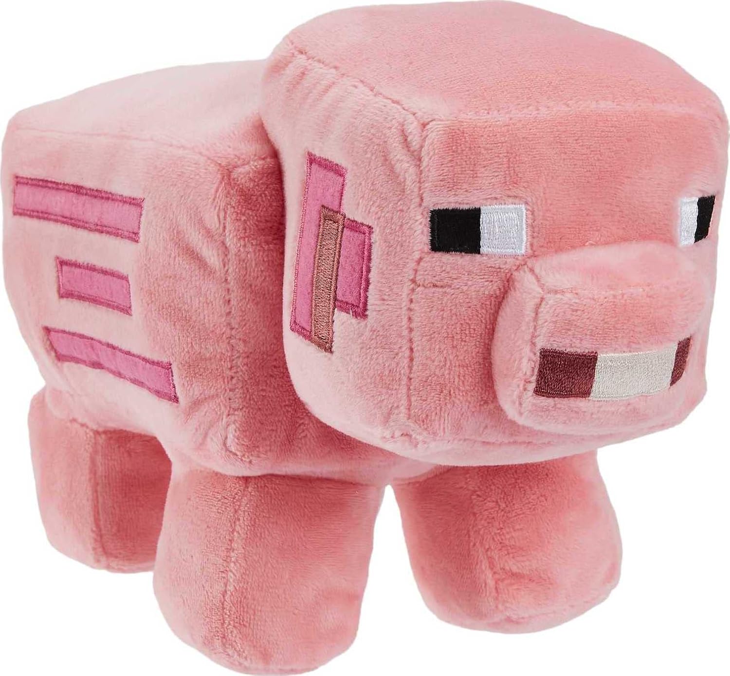 Back. Mattel - Minecraft Plush Character Doll Collectible Toy - Pink.