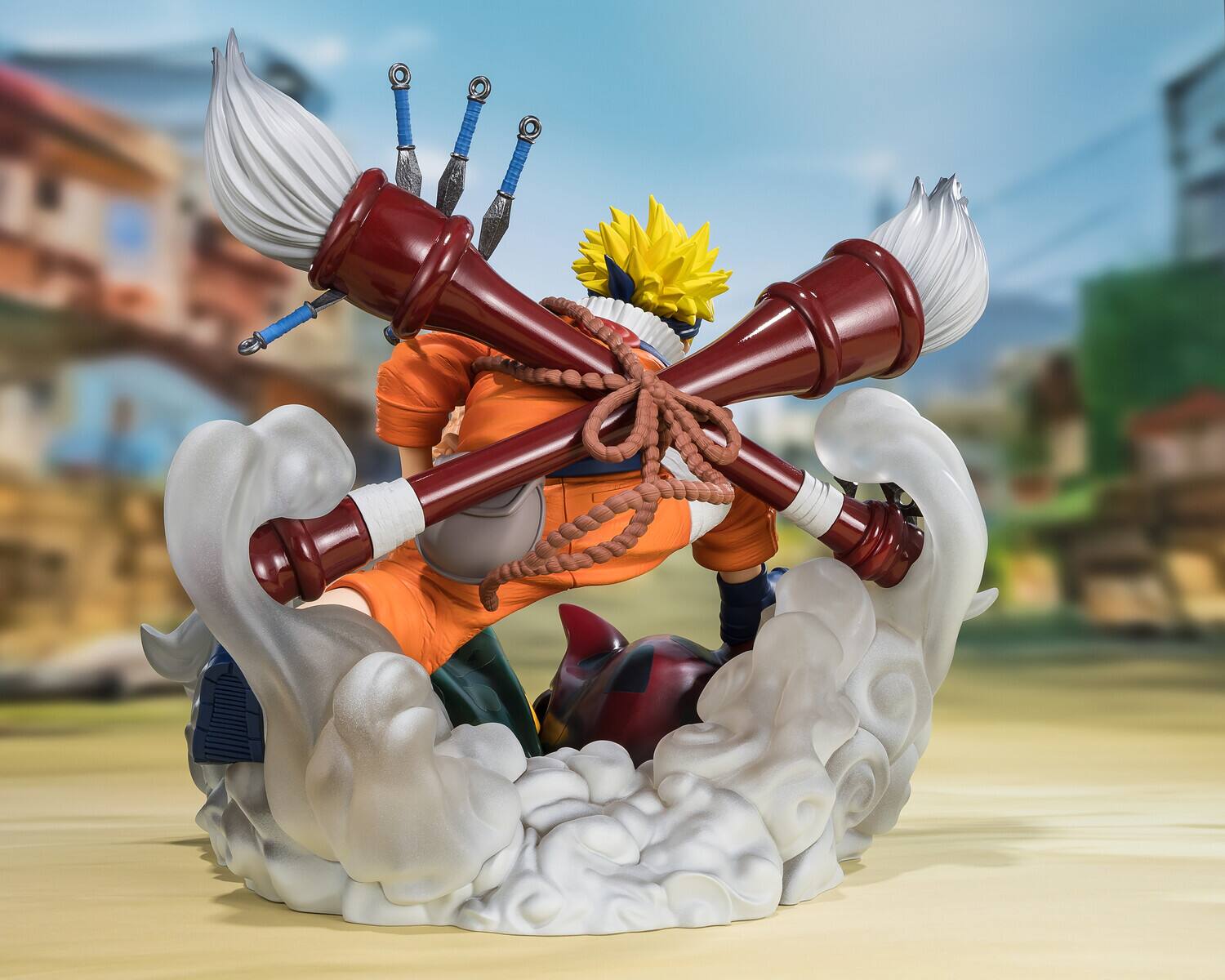 Alt View 2. Bandai - Tamashii Nations - Naruto - FiguartsZERO - Naruto Uzumaki (Naruto 72 series)   - COLLECTIBLES - Multicolor.