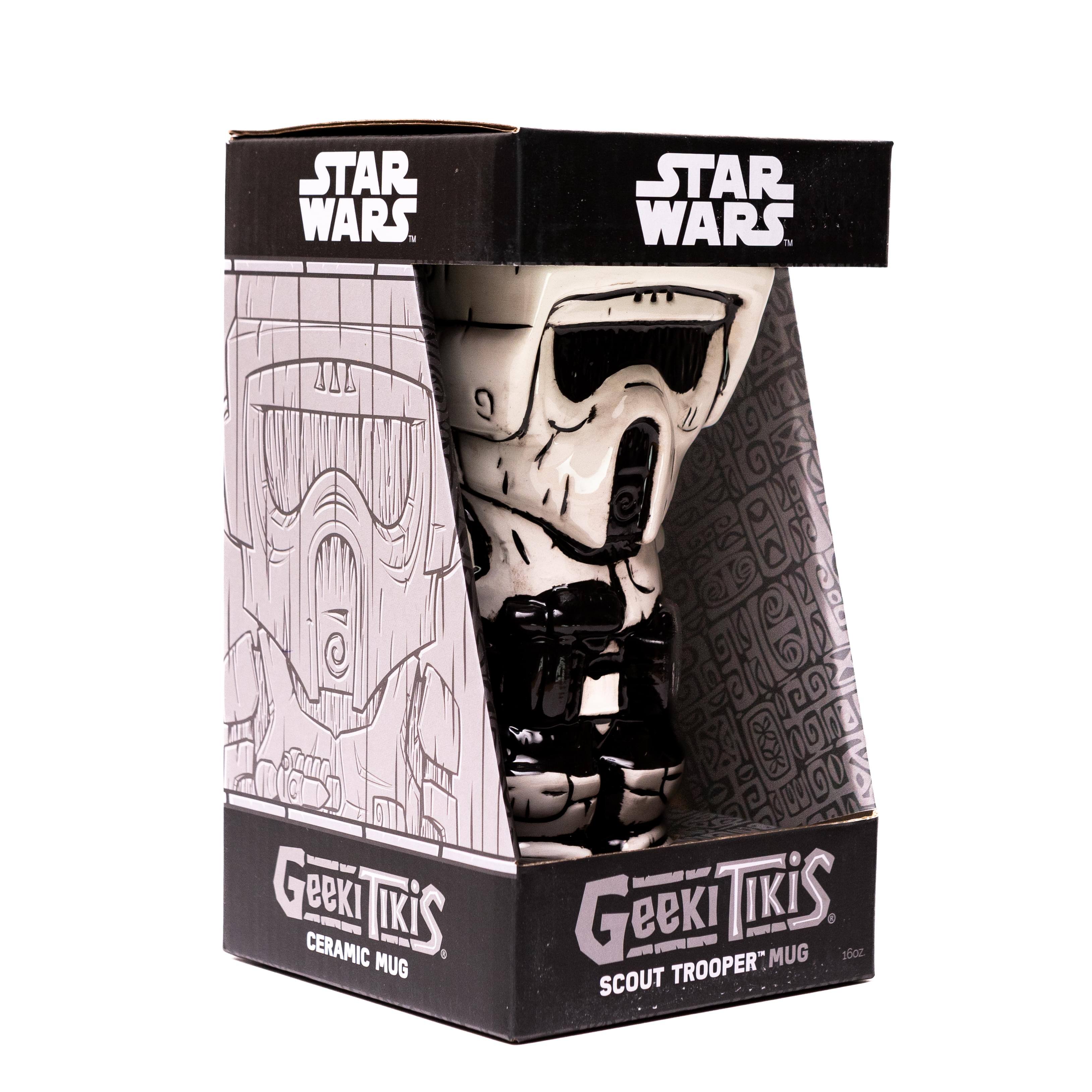 STAR WARS  
Geeki Tikis  
CERAMIC MUG  
SCOUT TROOPER MUG 16oz