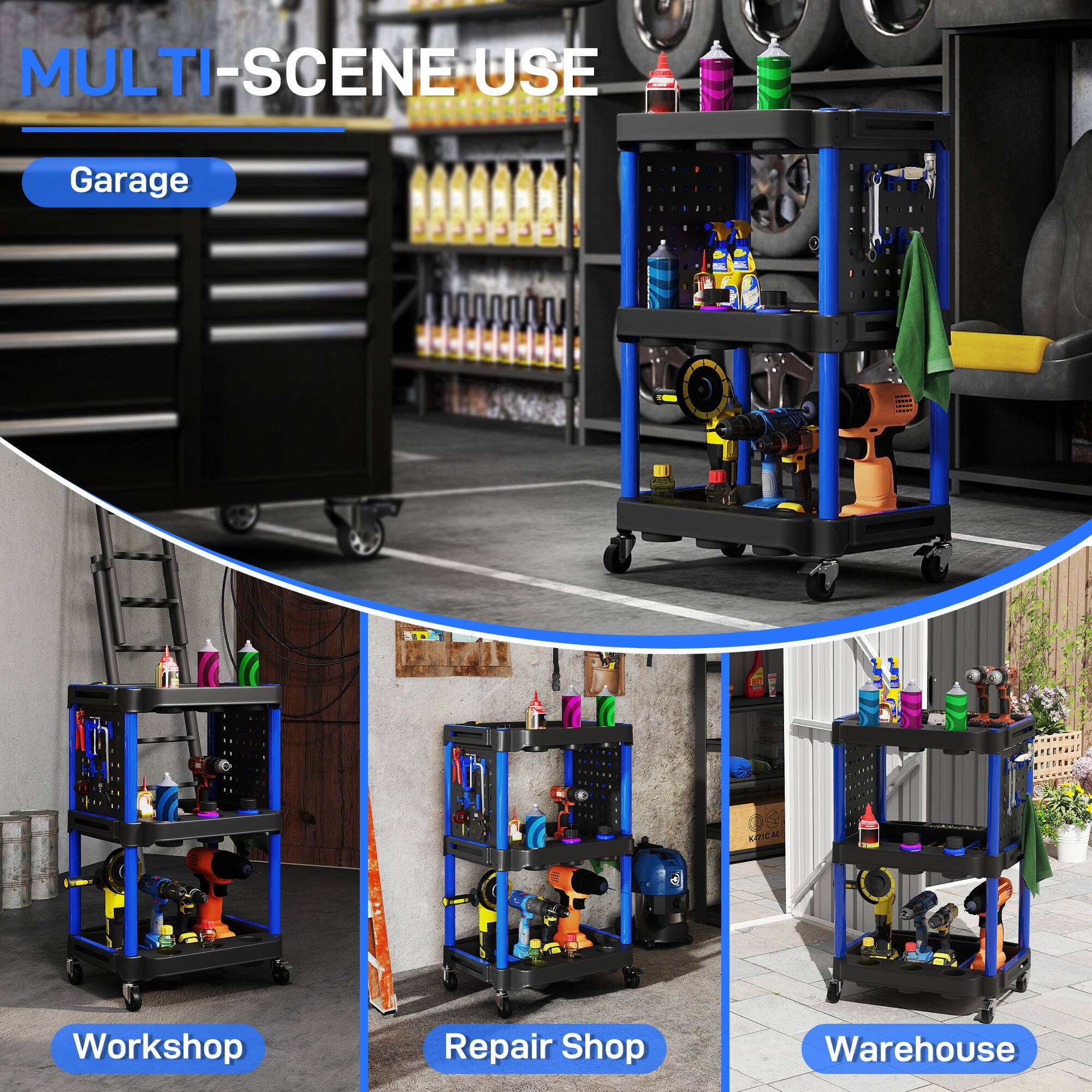 MULTI-SCENE USE Garage | Workshop | Repair Shop | Warehouse