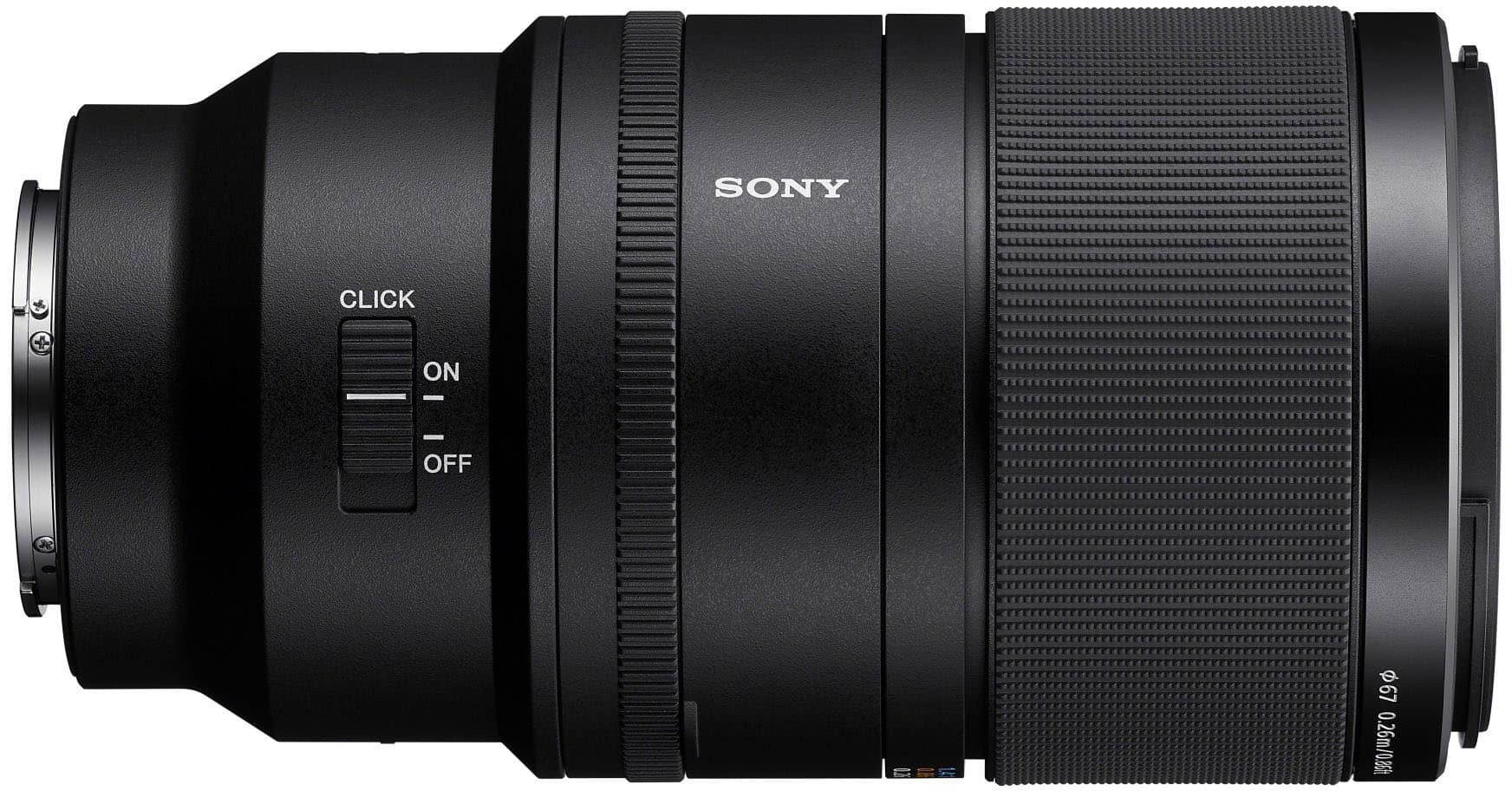 SONY
CLICK
ON
OFF
0.26m/0.36h