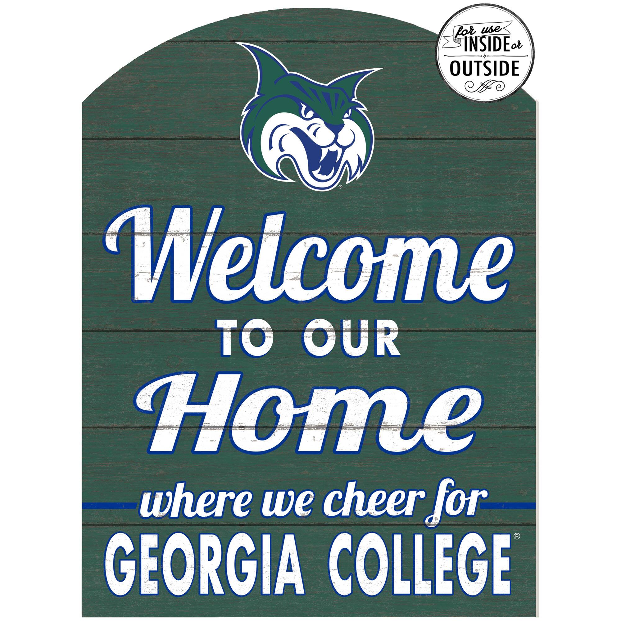 Georgia College Bobcats 16'' x 22'' Indoor/Outdoor Marquee Sign