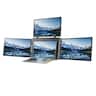 INVZI - MagHub Quad Max 18.5" Portable Monitor for Laptops - Quad Screen Laptop Extender with Foldable Multi-Screen Workspace, U