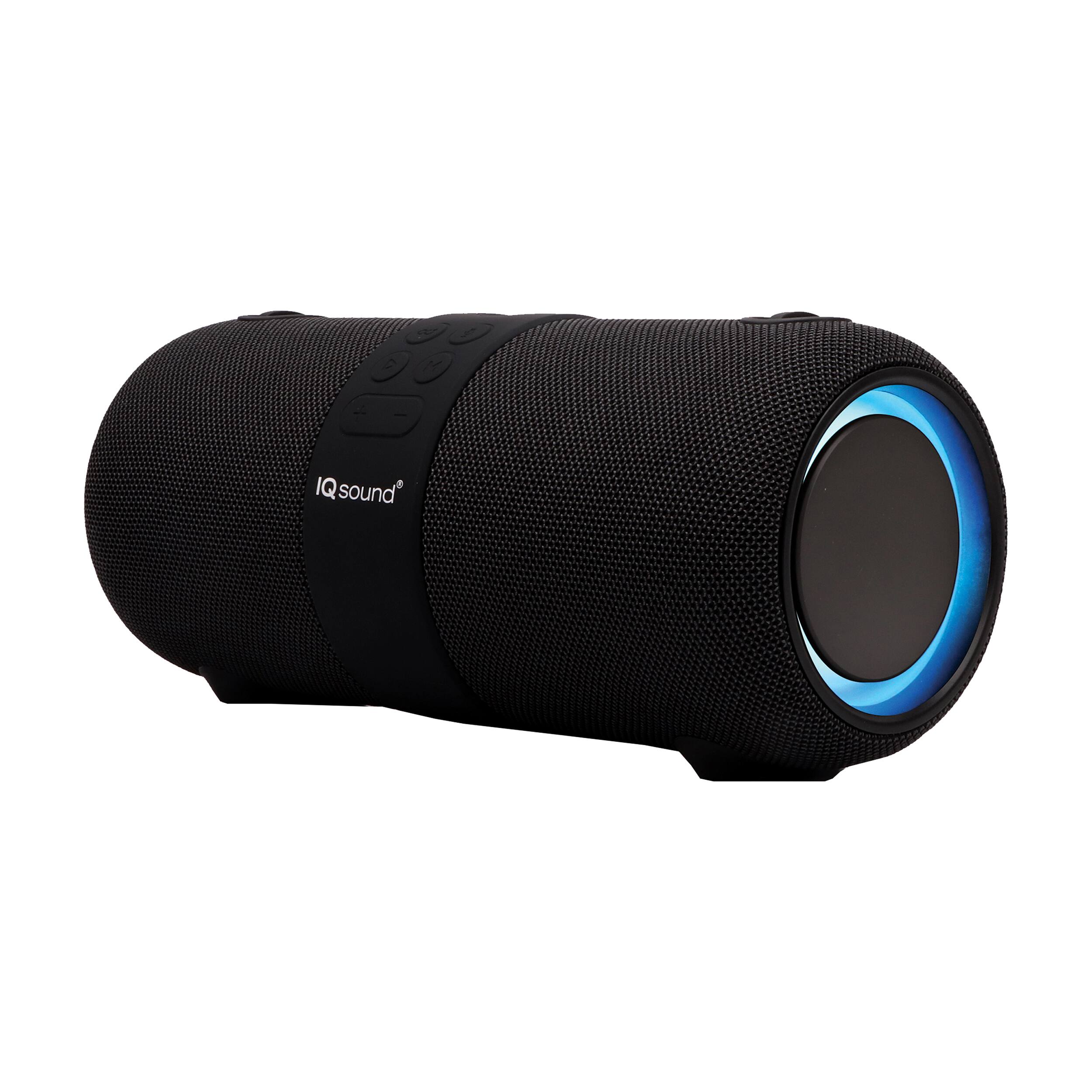 Alt View 2. iQ Sound - IQ Sound Portable Bluetooth Fabric Speaker with TWS and Voice Recognition.
