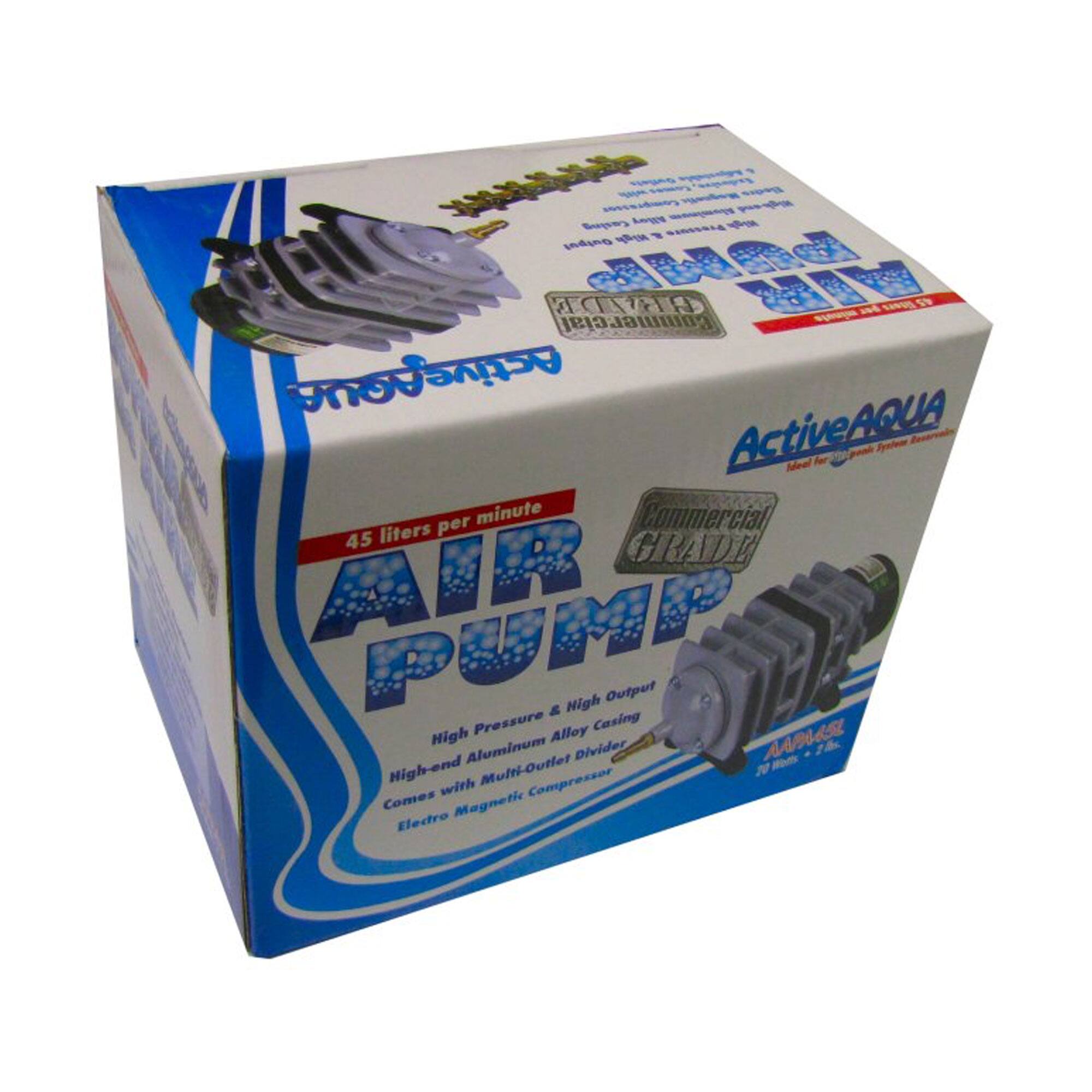 Cadins nm MRp Guitput - D C P -ig i Commercial Von ActiveAQUA Aaead fer S per minute Commercial 45 liters GRADE AA PUMP Nigh Output & Pressure Alloy Casing Nigh Aluminum Divider AAMAS High-end with Multi-Outlet Compressor N Comes Magnetic Electro