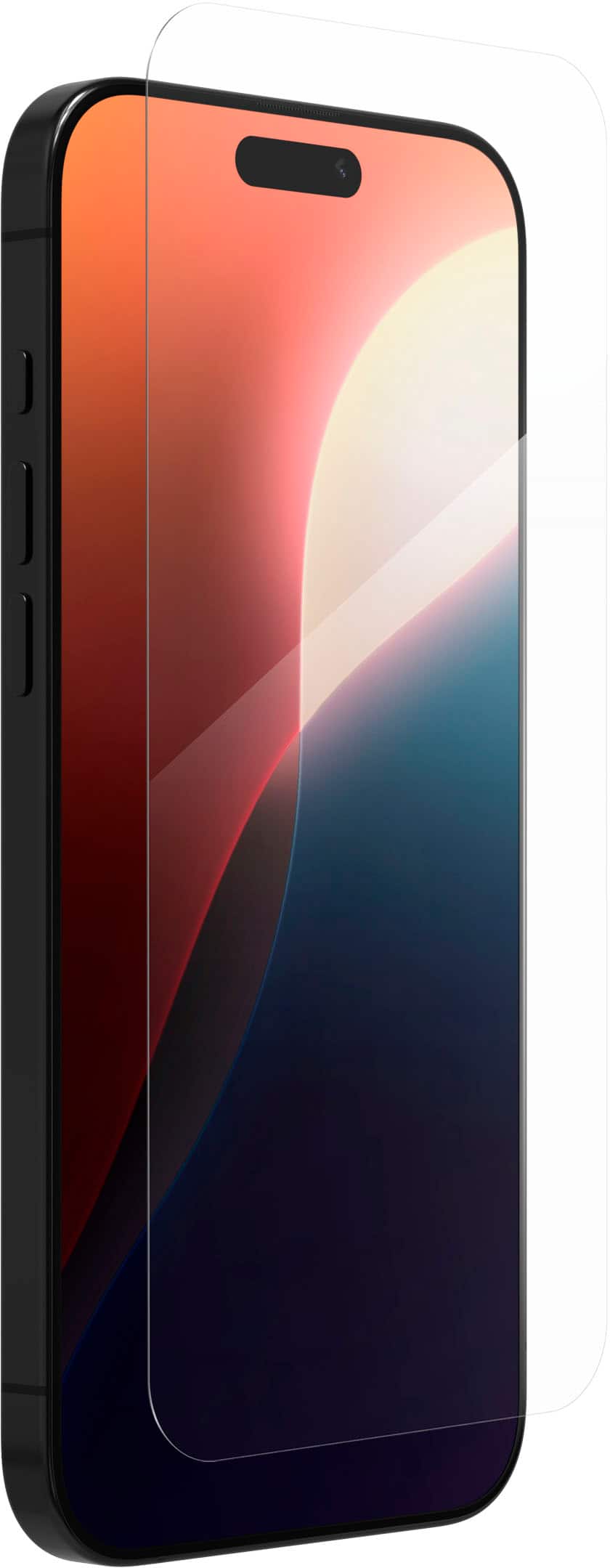 ZAGG - Glass+ Defense Screen Protector for Apple iPhone 16 Pro Max - Clear - Angle_Zoom