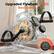 Upgraded Flywheel 40LBS Resistance
ERS COOE u - Soct 4-5 3-4 5-6 2-3 2 345678 6-7 1-2 7-8 LOW miGM TESION CONTROL