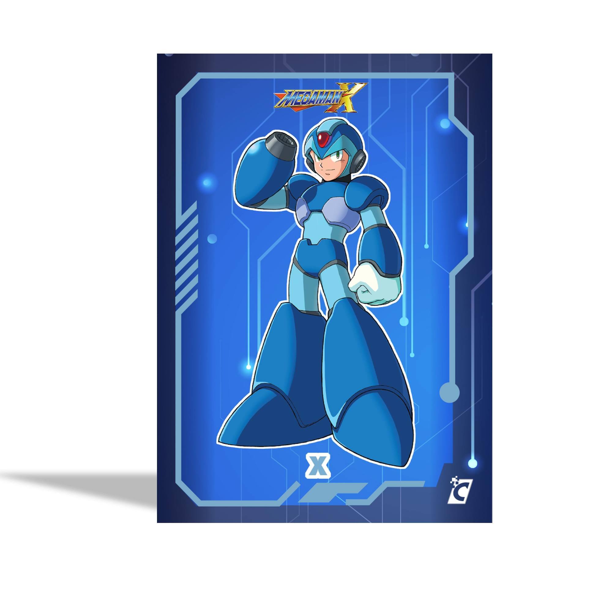 Alt View 1. Cardsmiths - Mega Man X Trading Cards Series One | 2-Pack Collector Box - Blue.