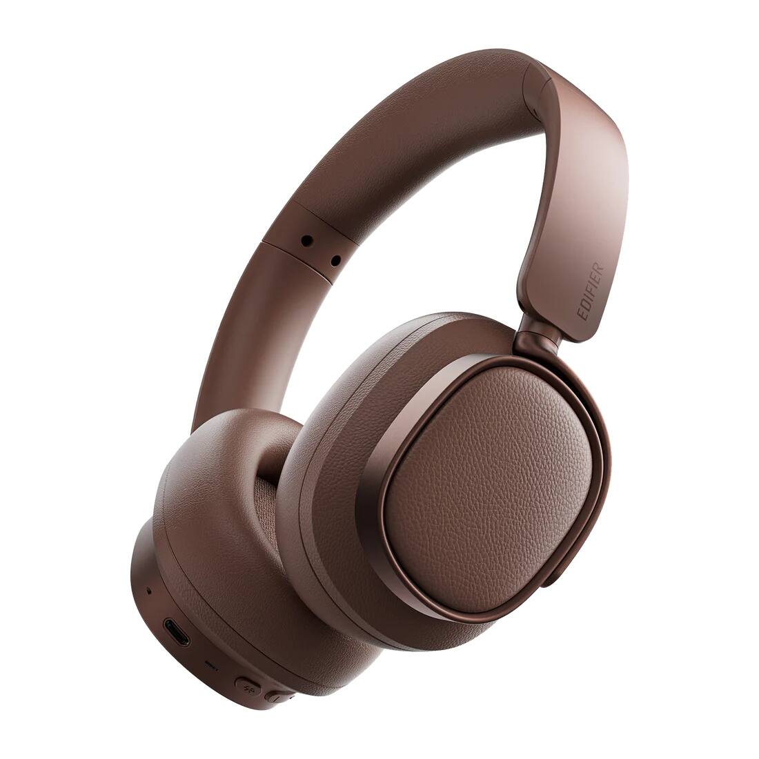 Front. Edifier - ES850NB Active Noise Cancelling Headphones - Brown.