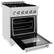 Alt View 2. ZLINE - 24 in. Wide 4 Burner ZLINE Legacy Dual Fuel Range in Satin Stainless Steel (RAS-SN-BR-24) - Satin Stainless Steel.
