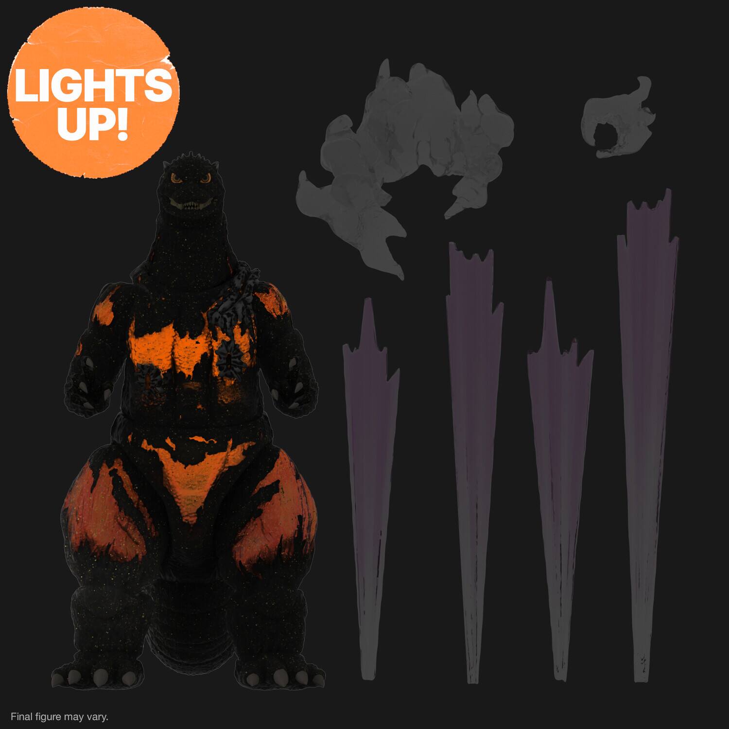 LIGHTS UP!  
Final figure may vary.