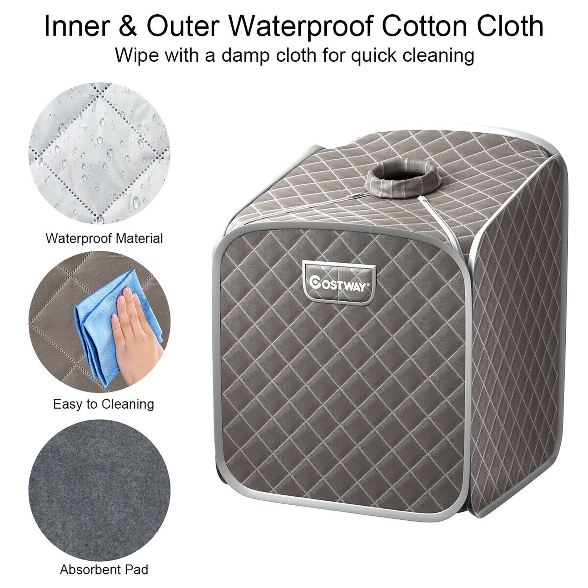 Inner & Outer Waterproof Cotton Cloth Wipe with a damp cloth for quick cleaning Waterproof Material COSTWAY Easy to Cleaning Absorbent Pad