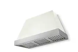 AGA - 48 inches - Externally Vented - Wall Range Hood - White