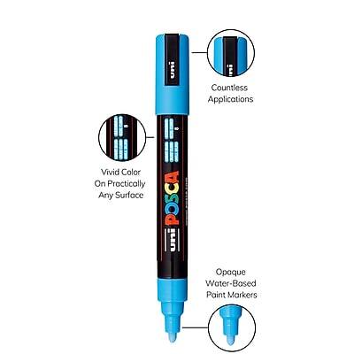 - Uni POSCA
- Opaque Water-Based Paint Markers
- Vivid Color on Practically Any Surface
- Countless Applications