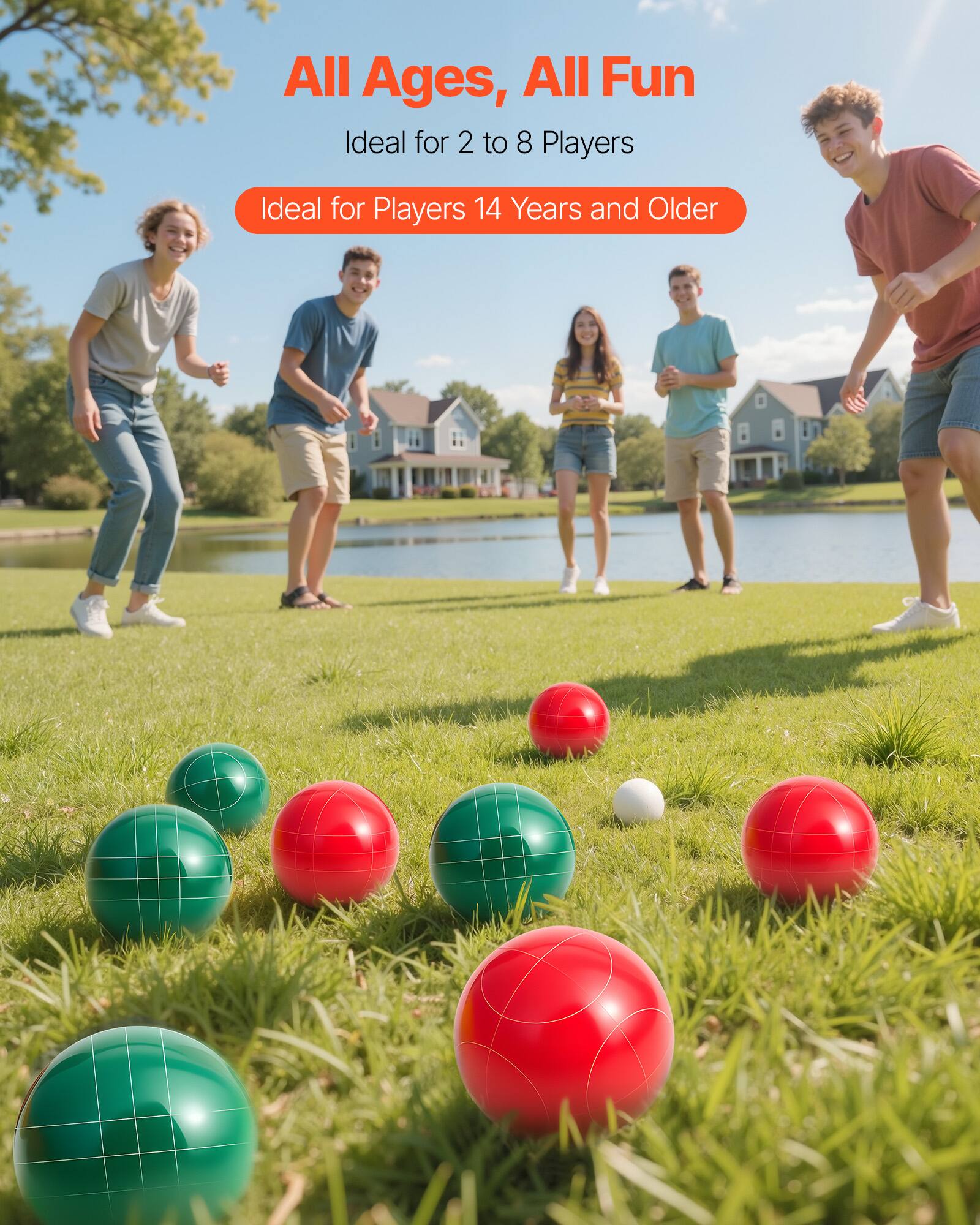 All Ages, All Fun  
Ideal for 2 to 8 Players  
Ideal for Players 14 Years and Older