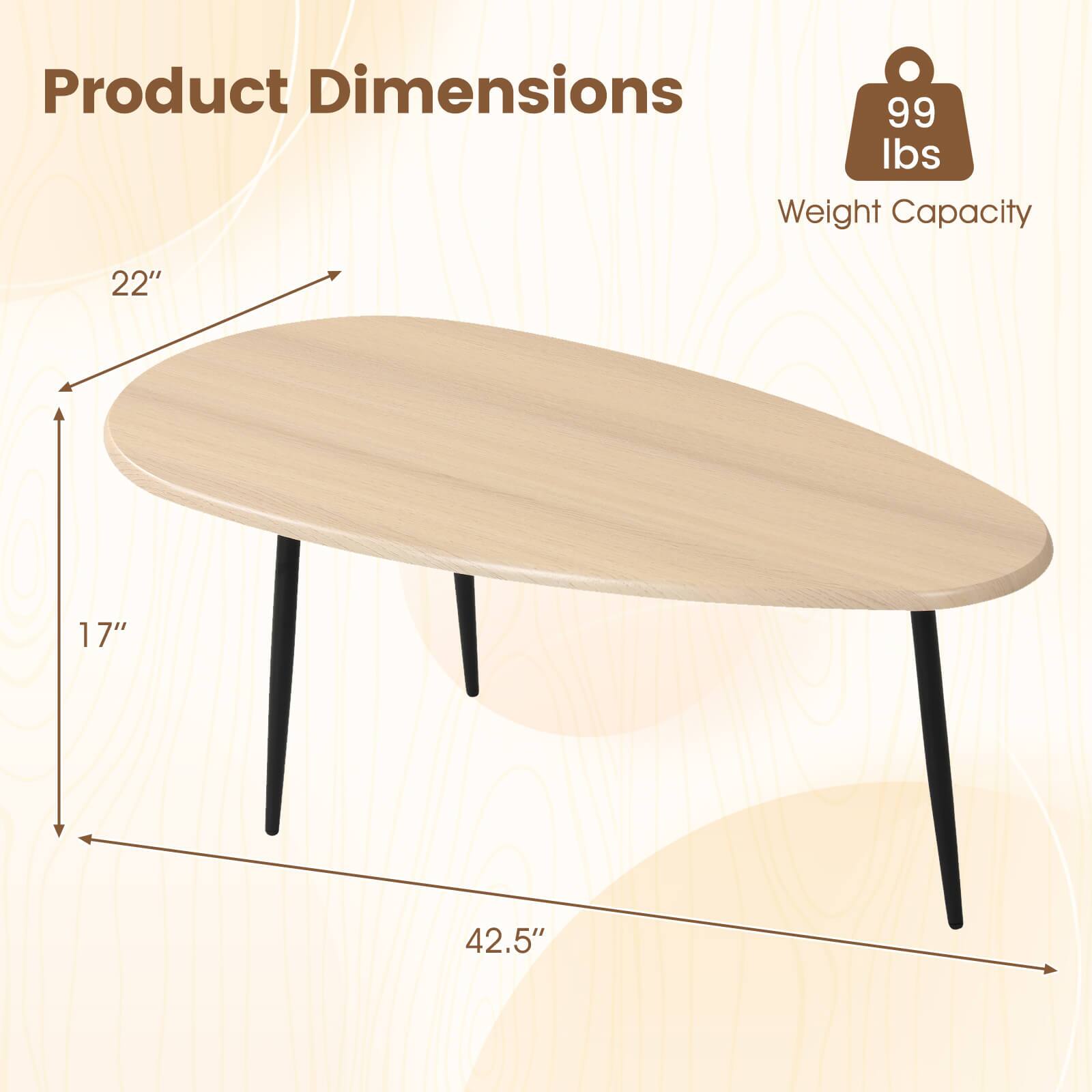 Product Dimensions: 22" x 17" x 42.5"  
Weight Capacity: 99 lbs