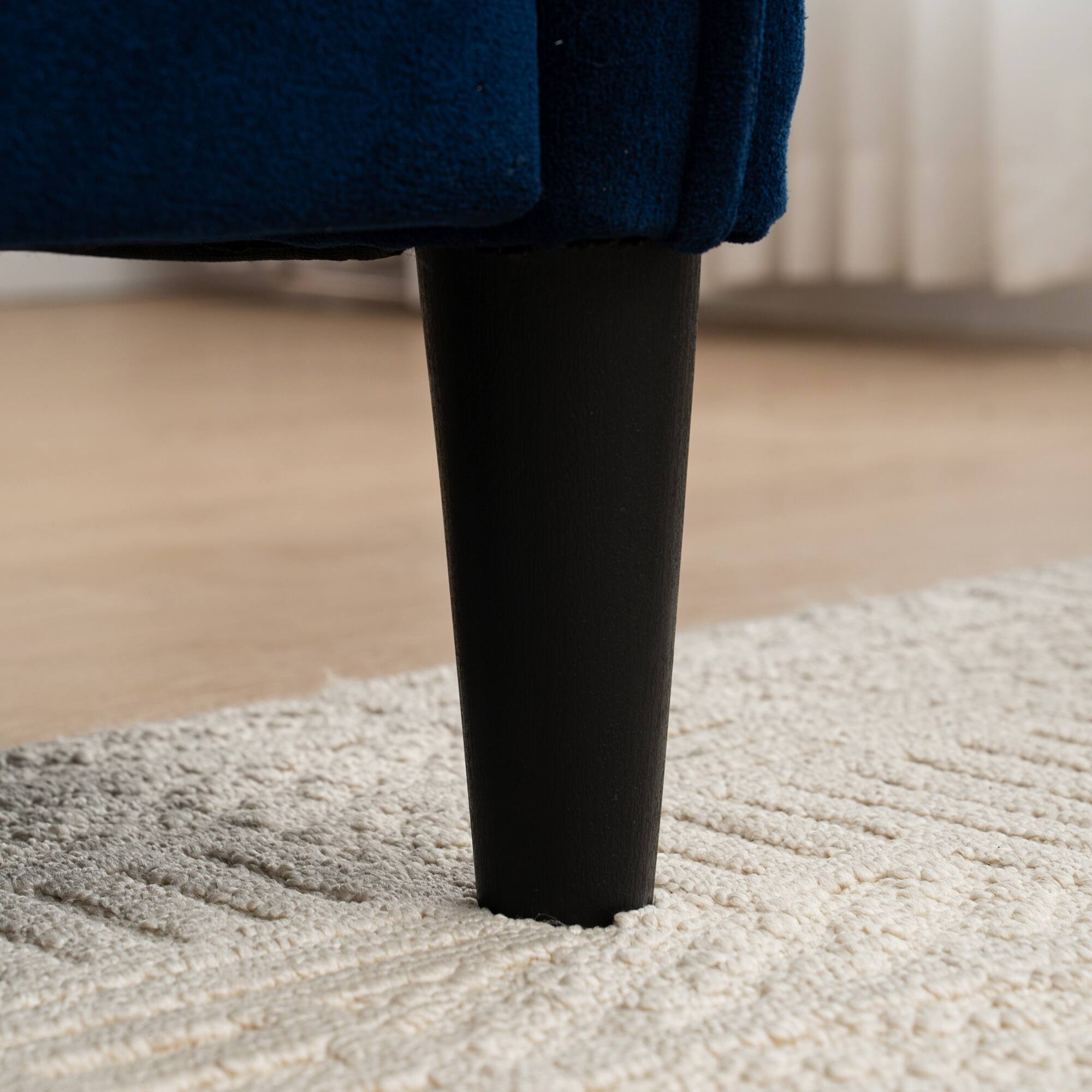 Alt View 5. GOODSILO - Convertible L-Shaped Combination Sofa with Storage Footstools for Living Room, Bedroom, or Office Spaces - Blue.