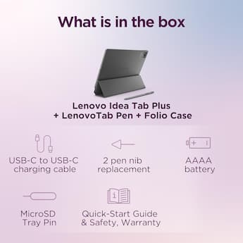 Lenovo Idea Tab Plus with Tab Pen & Folio Case 12.1 Lenovo Idea Tab Plus with Tab Pen & Folio Case 12.1