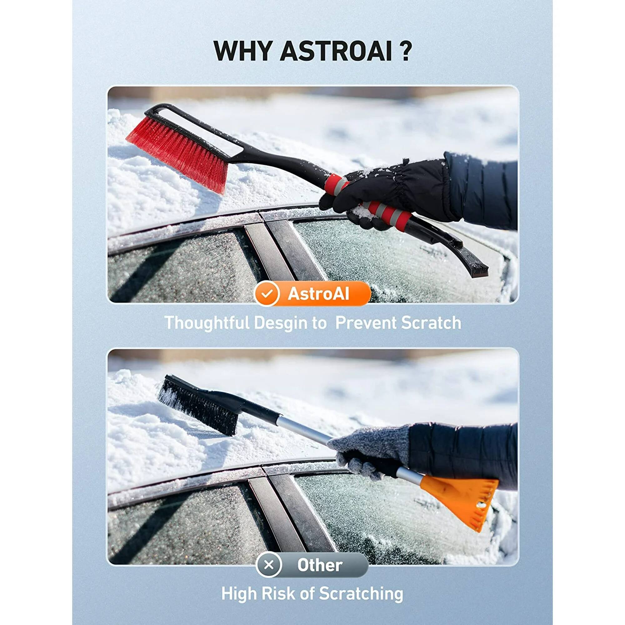 WHY ASTROAI?

AstroAI  
Thoughtful Design to Prevent Scratch

Other  
High Risk of Scratching
