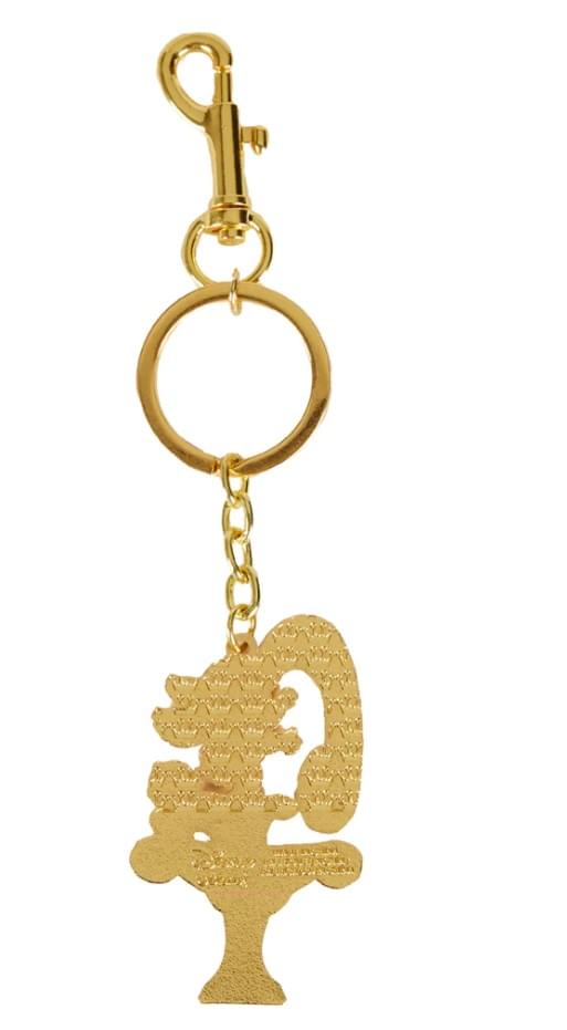 Alt View 1. LoungeFly - Dinsey Hercules 25th Anniversary Fountain Keychain - Gold.