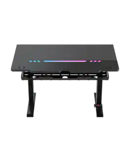 DXRacer - Tidal Series Gaming Desk – Regular, RGB Lighting with App Control & Integrated Cable Management - Black