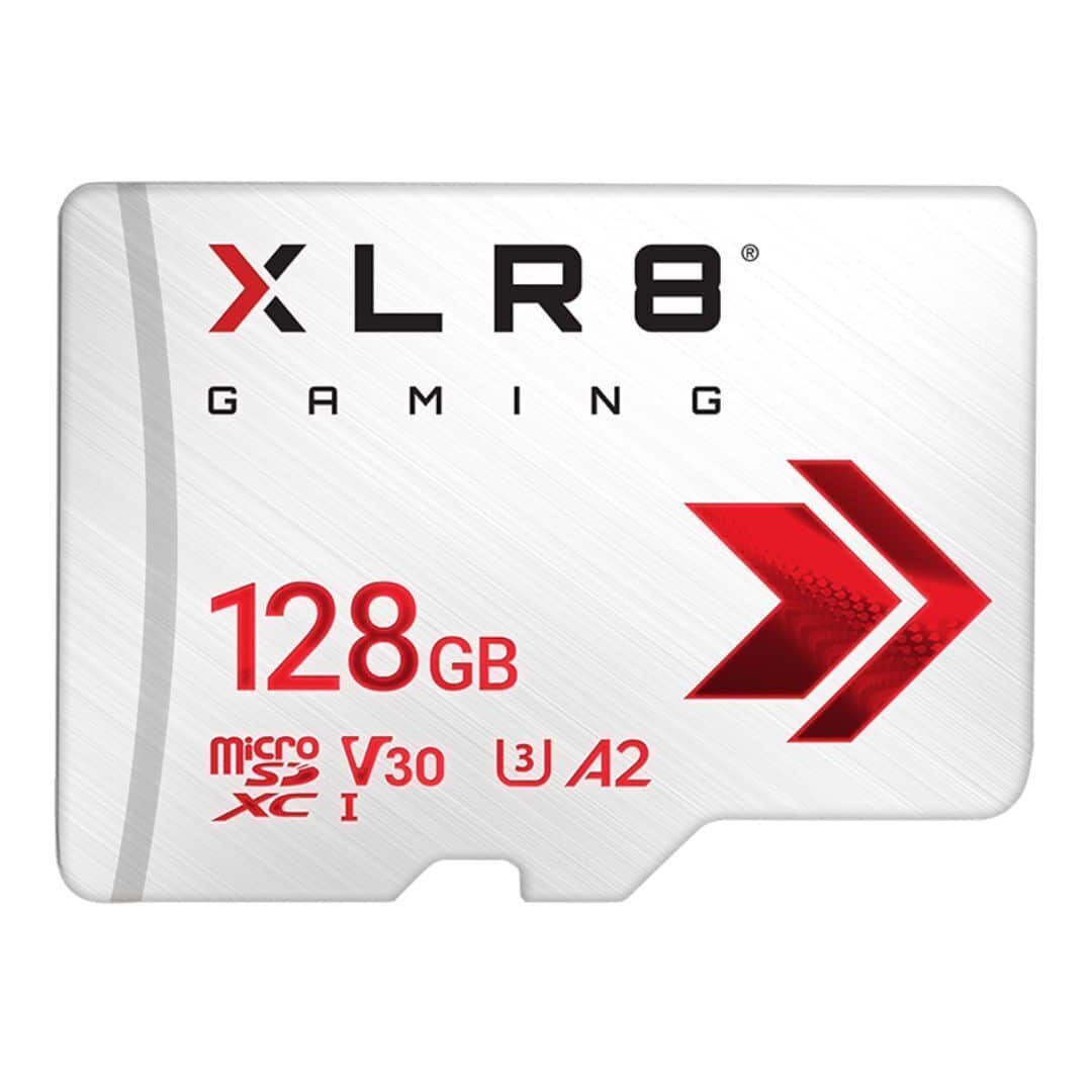 PNY - 128GB XLR8 Gaming A2 U3 microSD Flash Memory Card