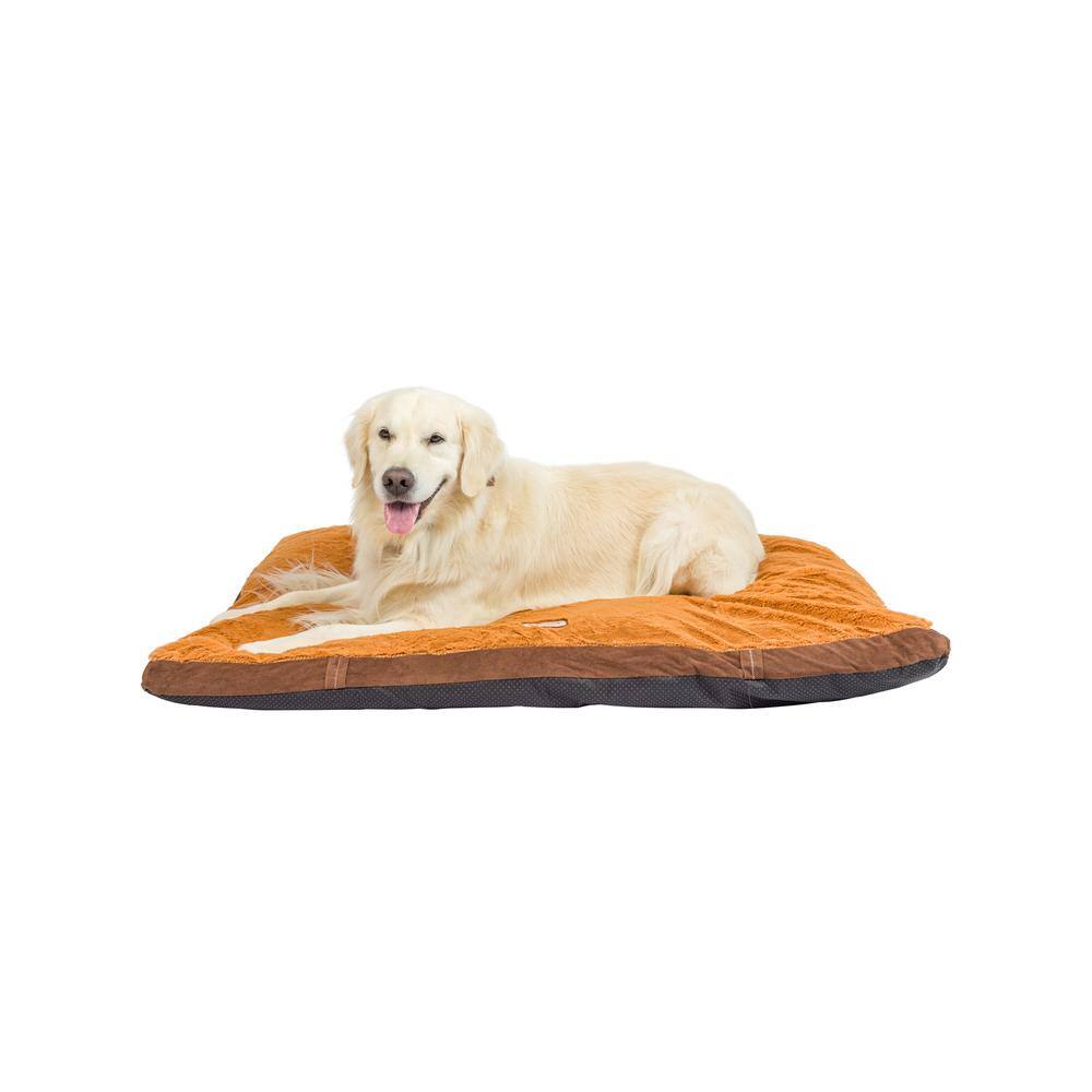 Alt View 5. Armarkat - Extra Large Pet Bed Mat With Poly Fill Cushion In Mocha and Earth Brown - Brown.