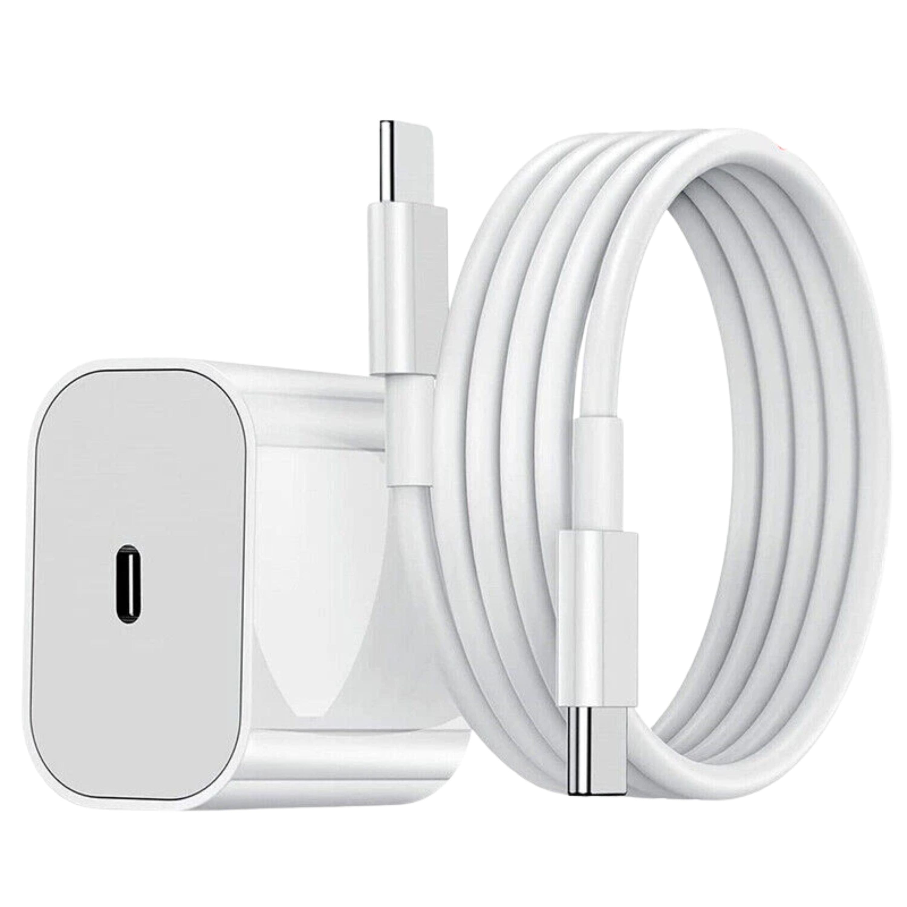 Front. Kitcheniva - 20W Adapter & 3Ft Cable USB-C Fast Charger For iPhone - White.