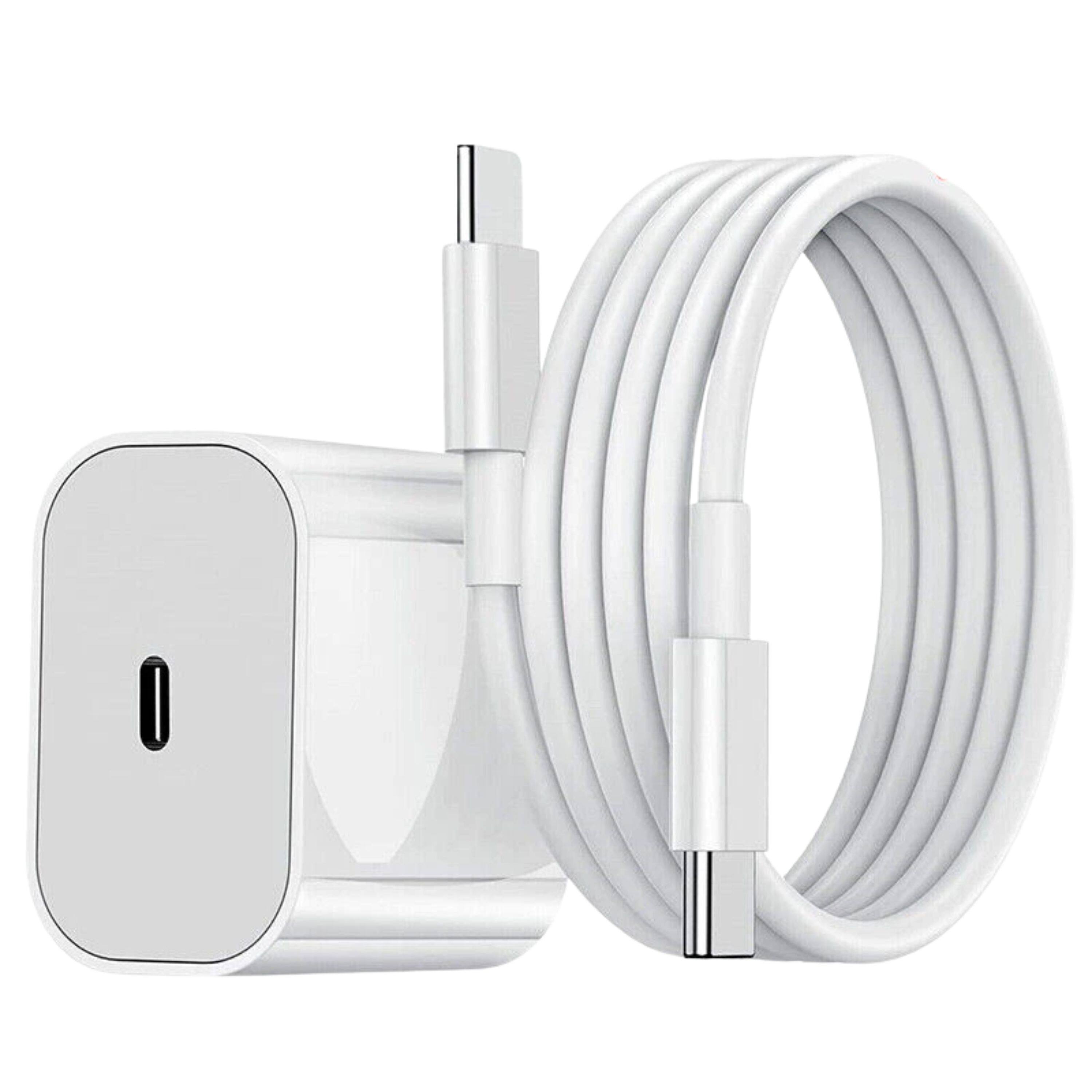 Front. Kitcheniva - 20W Adapter & 3Ft Cable USB-C Fast Charger For iPhone - White.