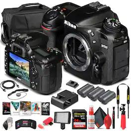 Nikon - D7500 DSLR Camera Body Only 1581 - Advanced Bundle - Black