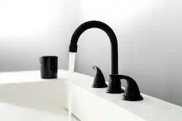 Bathroom Faucet For bathroom Sink With Two Handles And Supply Lines