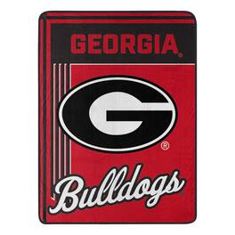 Sweet Home Collection - NCAA Georgia Bulldogs 46" x 60" Raschel Throw Blanket - Red