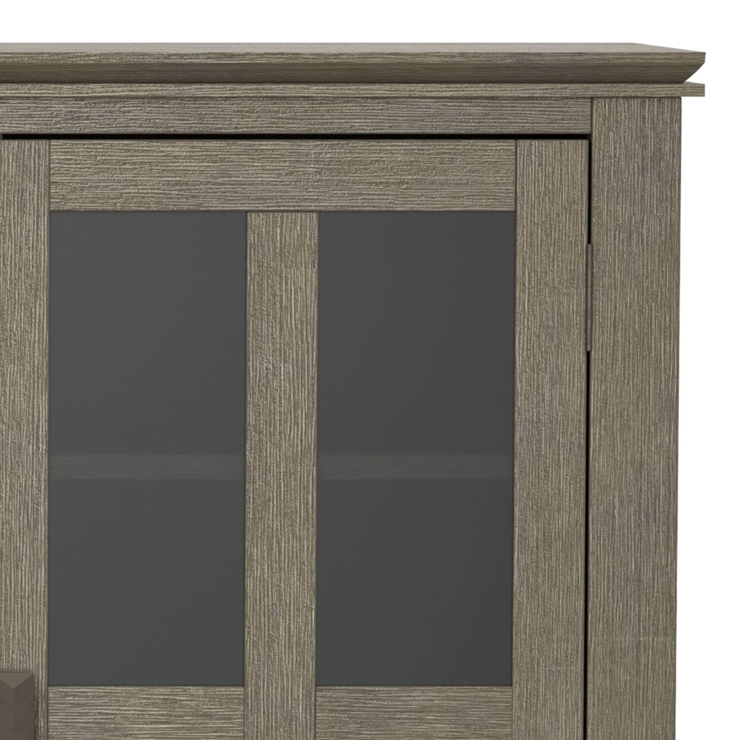 Alt View 7. Simpli Home - Artisan SOLID WOOD 53 inch Wide Transitional TV Media Stand in Farmhouse Grey For TVs up to 60 inches - Farmhouse Grey.