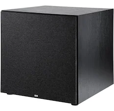 Front. ELAC - ELAC Debut 3.0 - DS153-BK 15" 600W Powered Subwoofer with High-Efficiency Class D Amplifier and Custom Driver - Black.