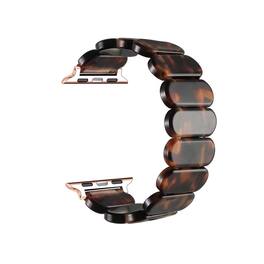Posh Tech - Reese Resin Band for Apple Watch - Compatible Smartwatch Accessory - Brown