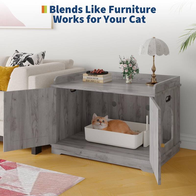 Blends Like Furniture  
Works for Your Cat