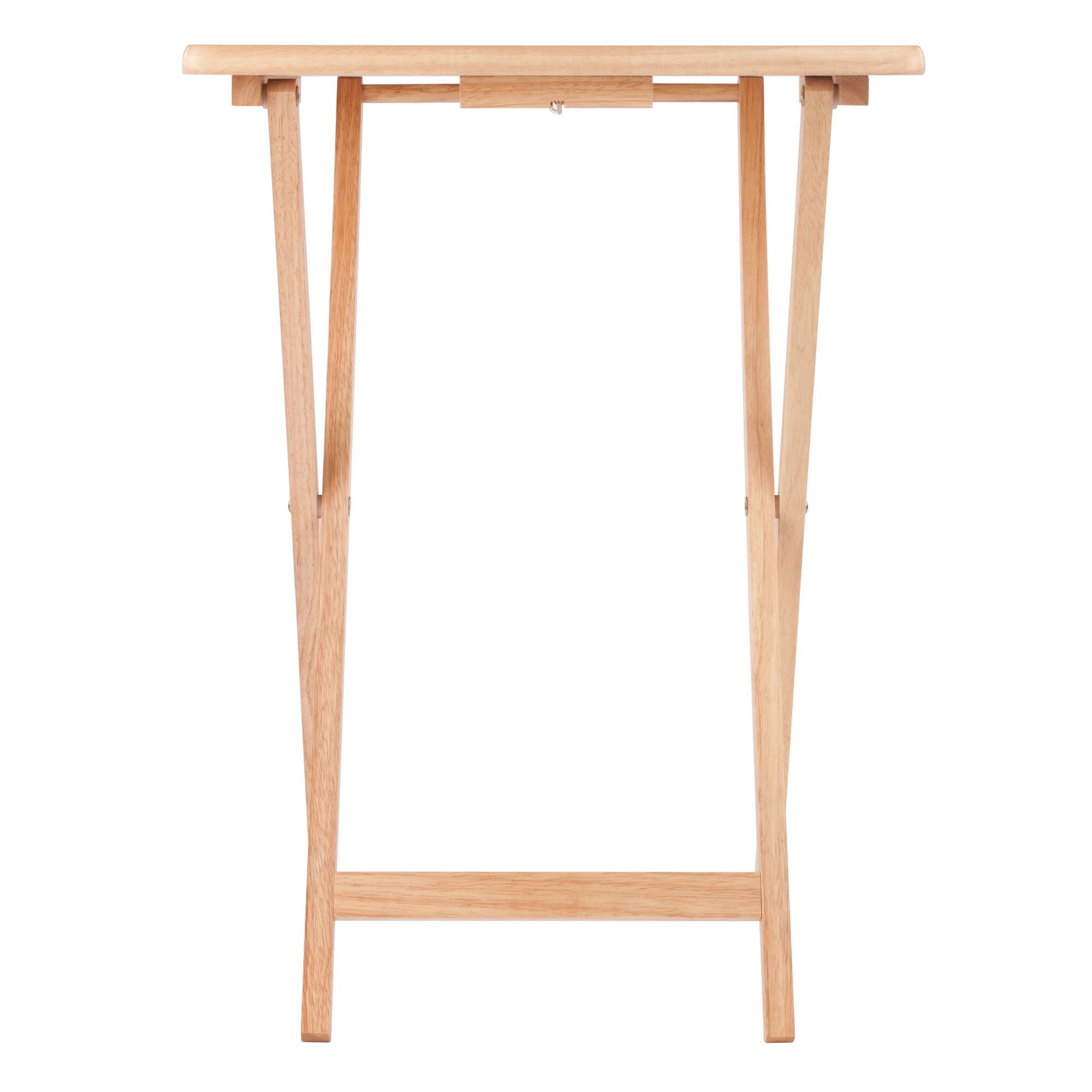 Alt View 8. Winsome Wood - Alex 5-Pc Snack Table Set - Natural.