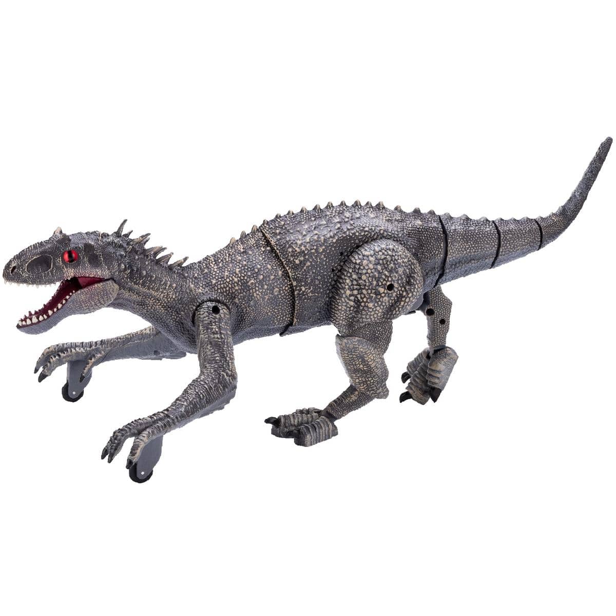 JuzToys - Remote Control Dinosaur, Dino Tyrannosaurus Toy, Roaring Life Like Movement - Yellow