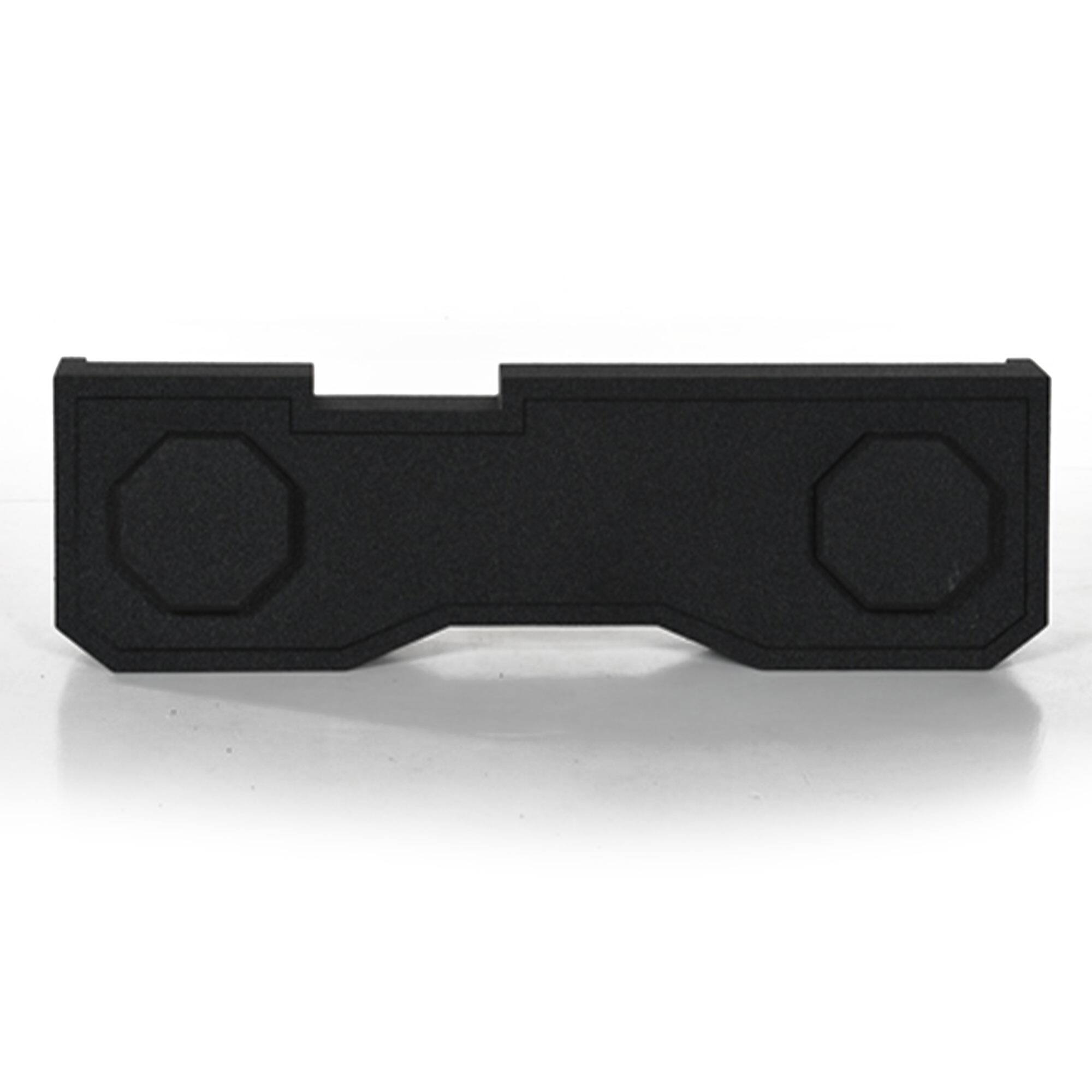 Alt View 2. QPower - QPower Dual 12" Q Bomb Subwoofer Box for GMC/Chevy 14-16 4-Door Crew Cab Trucks - Black.