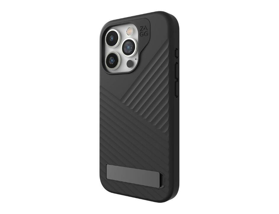 ZAGG - Denali Snap with Kickstand Case for iPhone 15 Pro Max - Black
