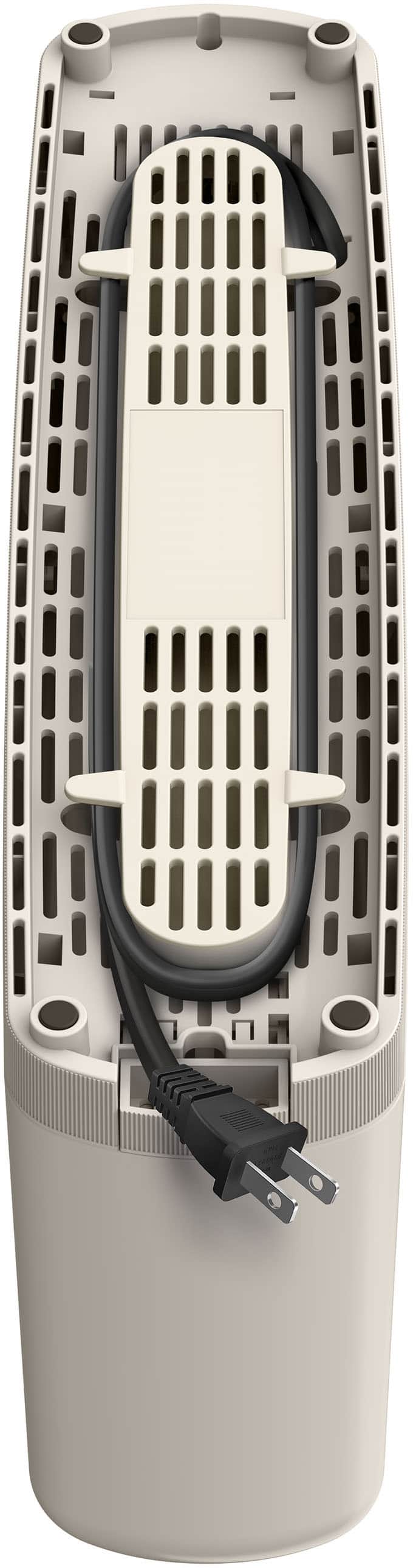 Left. Bella - Fits-anywhere Kitchenware: 2-Slice Slim Toaster with Long Wide Slot - Oatmilk.