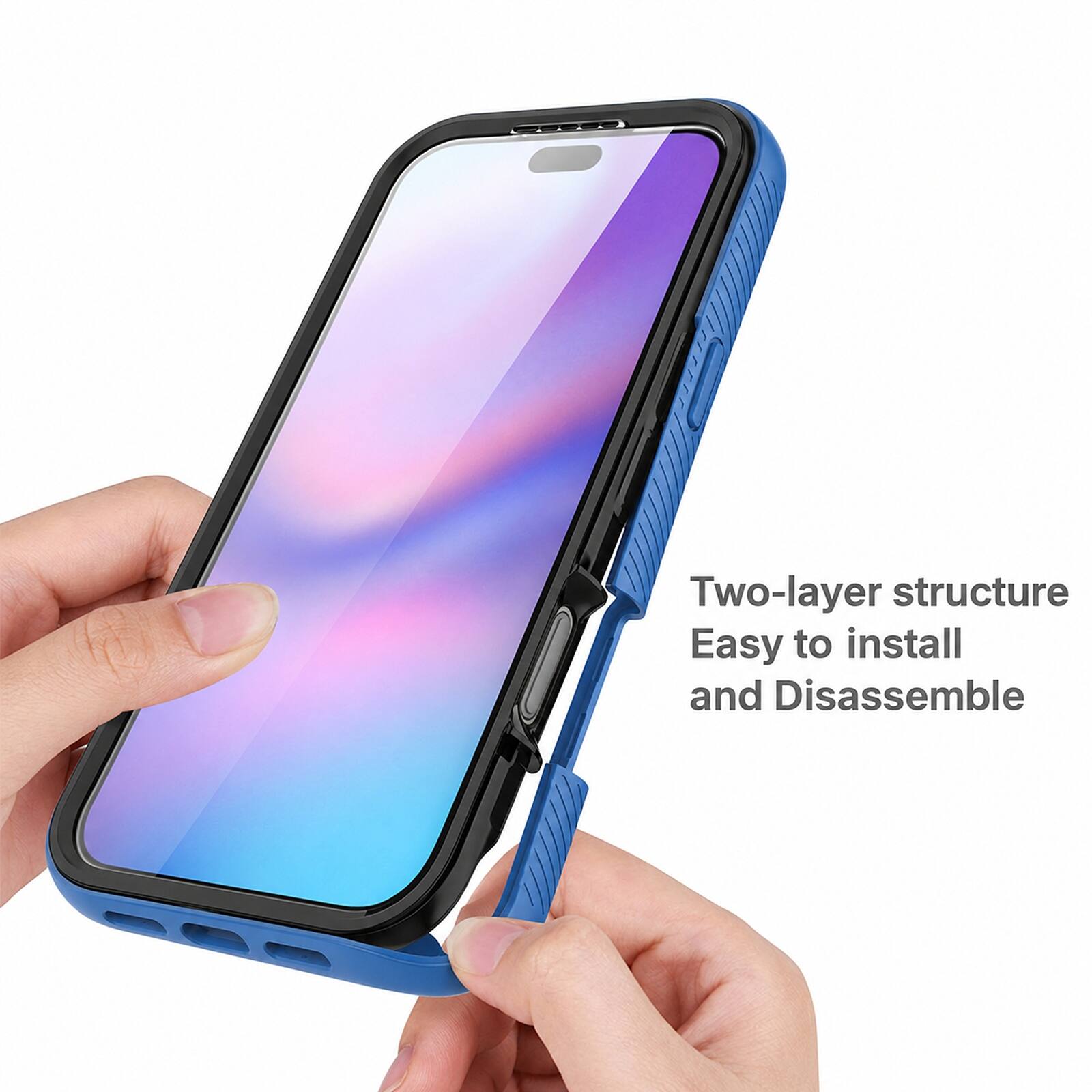 Two-layer structure  
Easy to install and Disassemble