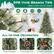 598 VIVID BRANCH TIPS Made of 100% new PVC material Fireproof Non-Allergic Anti-Fading Smell-Free
ALL-IN-ONE DECORATION
Flocked Pine Needles
42 Natural Pine Cones
42 Clusters of Red Berries