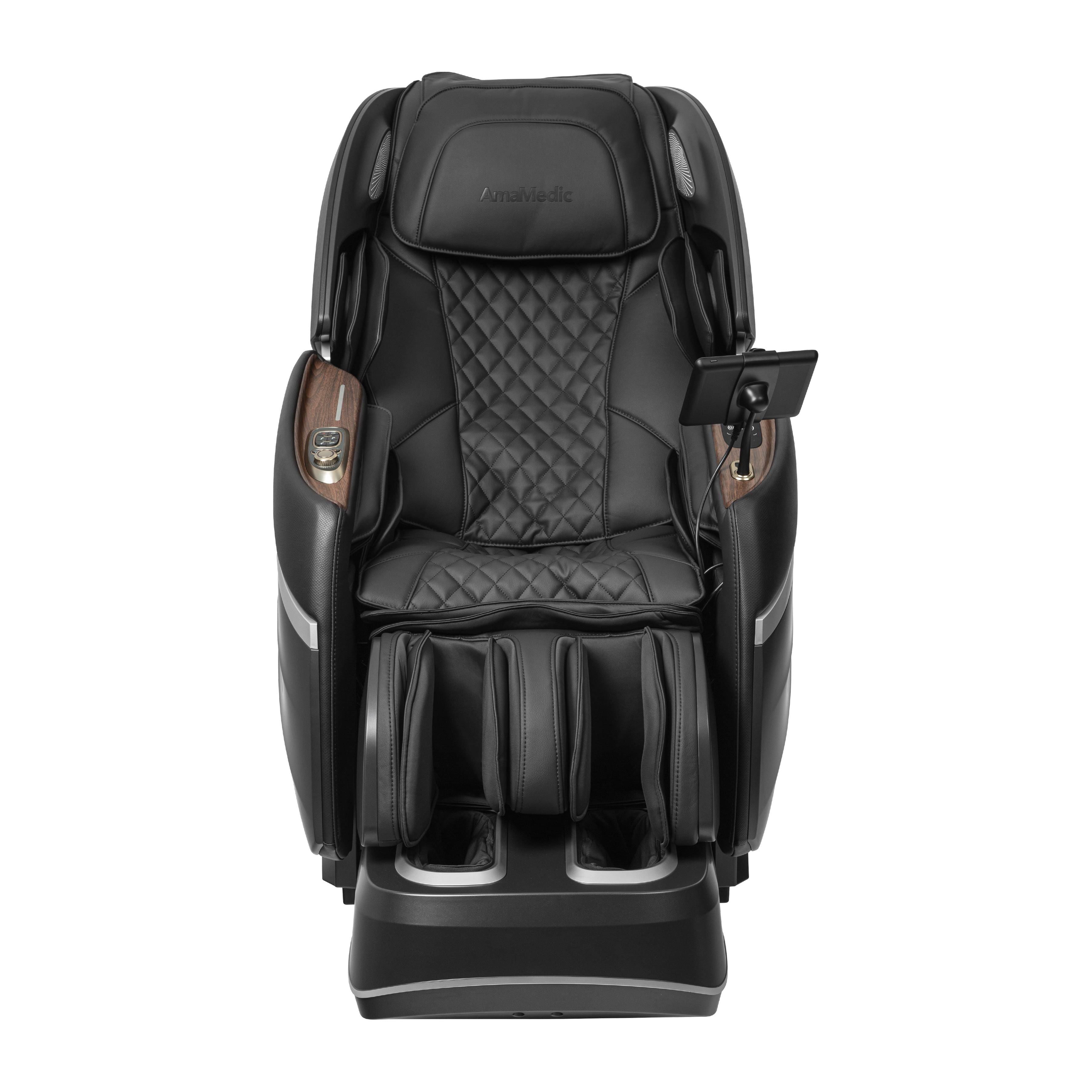 Osaki - Amamedic Hilux 4D Massage Chair - Black - Front_Zoom