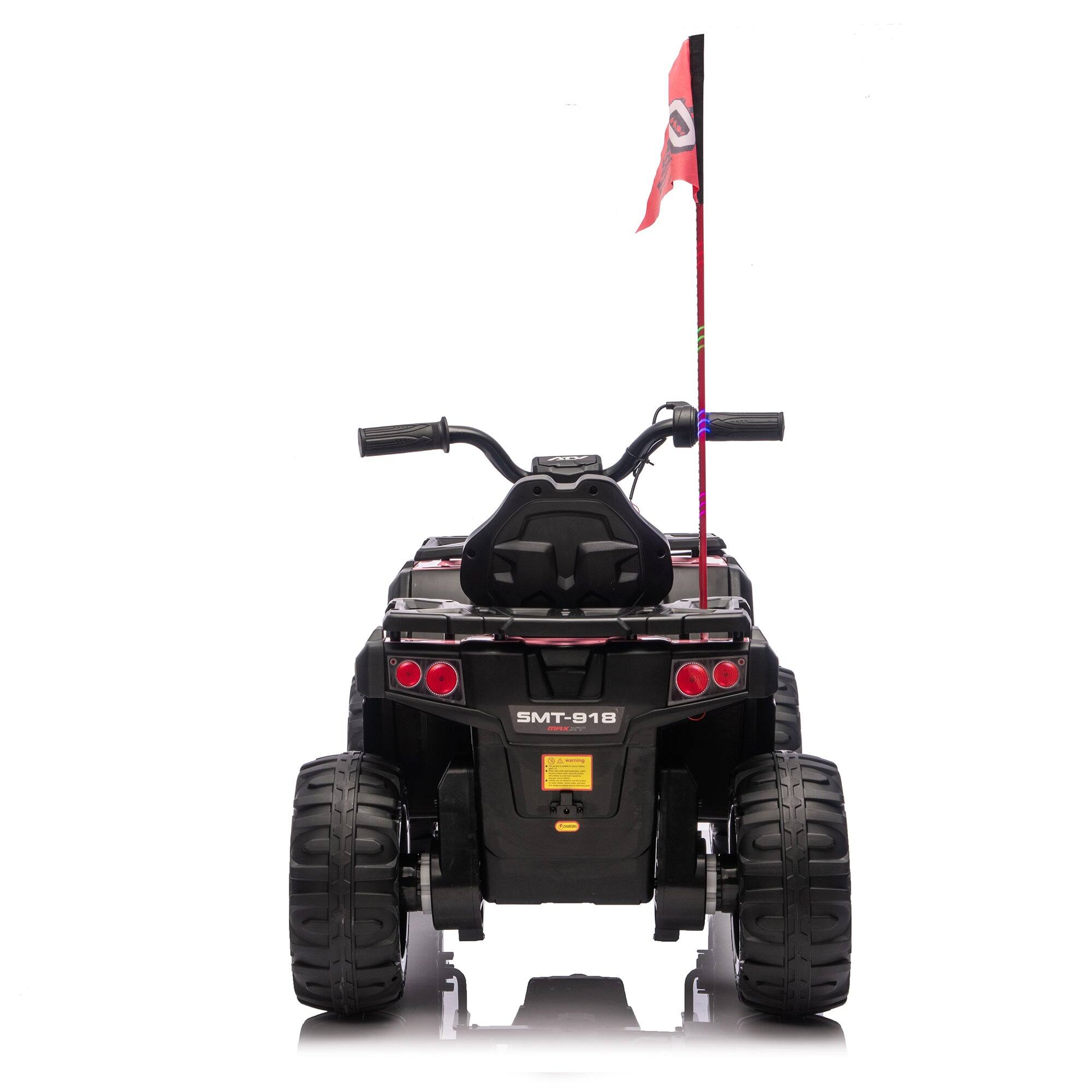 Alt View 5. Boyel Living - 3+ Pink 24V Kids Ride On UTV Twin 80W Motors - pink.