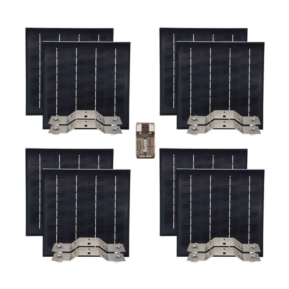 Front. Spartan Camera - Spartan 10W Solar Panel for GoLive/Ghost Trail Cameras with Bracket Mount Bundle.