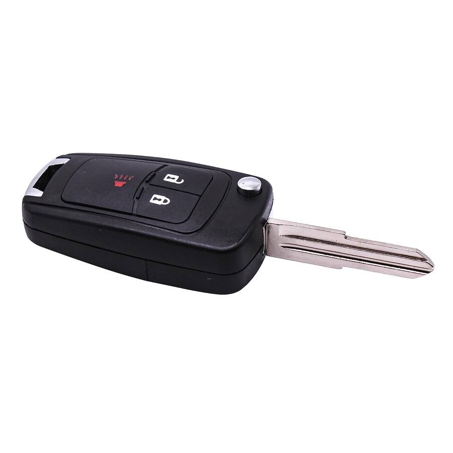 Folded Shells HQRP Flip Folding Key Fob Shell Case 3 Button with Uncut Blade for ...